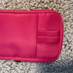 Travelon Pink Zippered Pouch crossbody bag